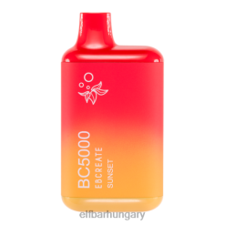 ELFBAR 2J04P6 sunset bc5000 fogyasztó - egyedülálló
