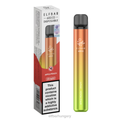 elfbar 600v2 eldobható vape - 20mg alma őszibarack RFJP11