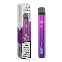 elfbar 600v2 eldobható vape - 20mg eper málna cseresznye jég RFJP18