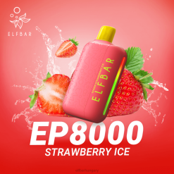 ELFBAR eldobható vape új ep8000 puff eper jég 8BJF76