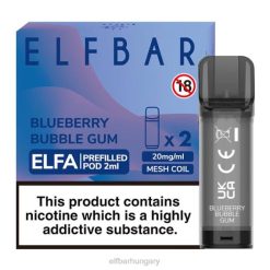 elfbar elfa előretöltött hüvely - 2 ml - 20 mg (2 csomag) áfonyás rágógumi RFJP126