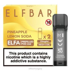 elfbar elfa előretöltött hüvely - 2 ml - 20 mg (2 csomag) ananász citrom szóda RFJP134