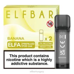 elfbar elfa előretöltött hüvely - 2 ml - 20 mg (2 csomag) banán RFJP105