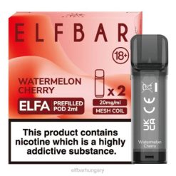 elfbar elfa előretöltött hüvely - 2 ml - 20 mg (2 csomag) görögdinnye cseresznye RFJP121