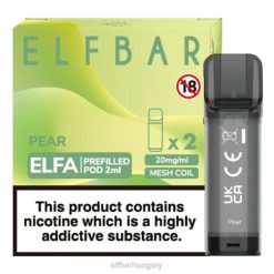 elfbar elfa előretöltött hüvely - 2 ml - 20 mg (2 csomag) körte RFJP123
