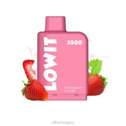ELFBAR előretöltött pod lowit 5500 puff 2%nic epres joghurt 8BJF147