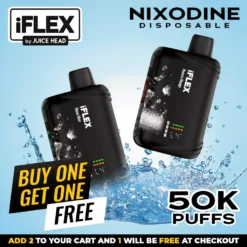Juice Head IFlex Nixodine Disposable 50K fújás Triple Mesh