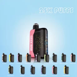 Geek Bar Pulse X 25K eldobható vape - 3D kijelző, dupla mesh