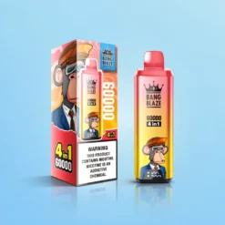 Bang Blaze 60K Puffs 4 in 1 eldobható vape, 40ml, LED
