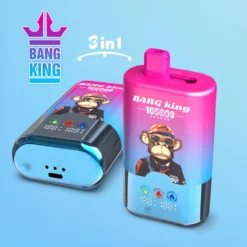 Bang King 100K 3-in-1 Vape – 100000 slukkos, LED kijelző