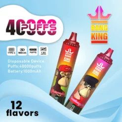 Bang King 40000 Puffs Vape – Tartós, 25ml, 0-5% nikotin