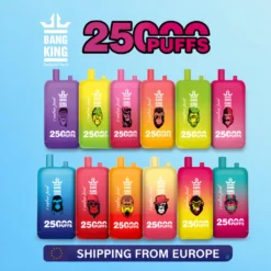 Bang King 25000 Puffs Eldobható Vape - EU Raktár, 12 Íz