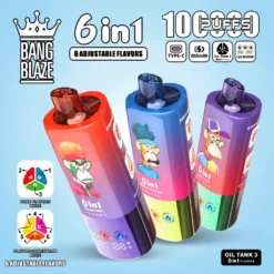 Bang Blaze 100K Puffs 6in1 Eldobható Vape – 60ML, 6 íz