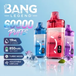 Bang Legend Geek 60K Újratölthető Vape - 60K Fújás, Mesh Coil