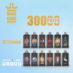 Bang King Crystal 30000 | Eldobható | 30 000 fújás | Type-C