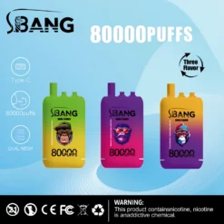Bang leader 80000 Puffs Eldobható Vape|78ML, 3in1 Íz, Type-C
