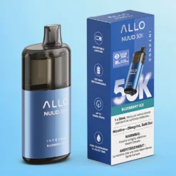 Allo Intense Nuud 50K Eldobható E-cigaretta Áfonya Jég 20ml