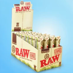 RAW Pre Rolled Cones - Organikus King, 3 db, minden alkalom