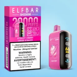 Elf Bar GH20K Eldobható Vape - Strazzy Cherry, 20k slukk