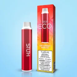 STLTH ECO Eldobható – Eper-Banán, 3000 fújás, 6 ml