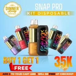 Dinner Lady Snap Pro Eldobható 35000 Szippantásos USB-C