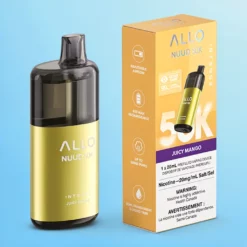 Allo Intense Nuud 50K eldobható vape Mango 20ml - 50000 sluk