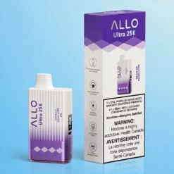 Allo Ultra 25K Grape Ice Eldobható Vape, 25000 slukk, 600mAh