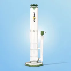 16 colos Dopezilla Cerberus jégbong - Milky Teal, üveg, 14,5
