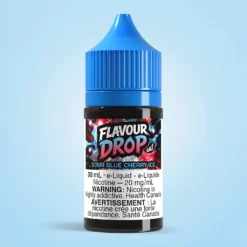Flavour Drop Salt Nic E-Liquid Sour Blue Cherry Ice 30ml pod